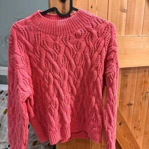 Primark Coral Cable Knit Sweater
